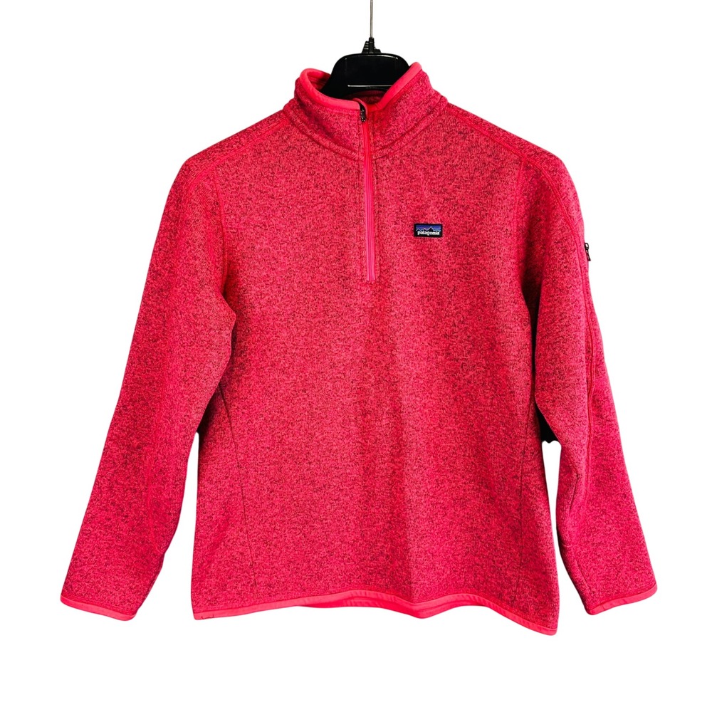 Patagonia Womans Large Better Sweater 1/4 Zip Fleece Jacket Long Sleeve Pullover